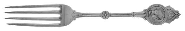Medallion (Coin, 1870) Fork