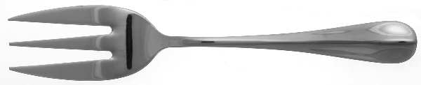 A La Carte (Stainless) Medium Solid Cold Meat Serving Fork