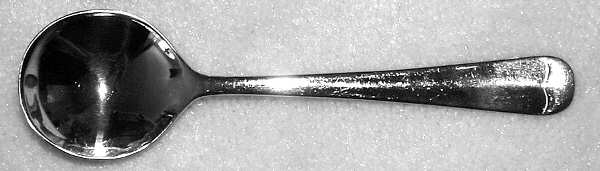 English Rattail (Stainless) Round Bowl Soup Spoon (Cream Soup)