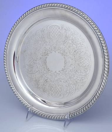 SDN10 (Silverplate, Hollowware) 10" Round Tray