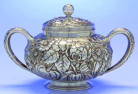 SHR15 (Sterling, Hollowware) Sugar Bowl & Lid
