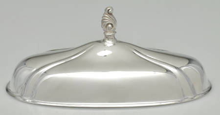 SDN14 (Silverplate, Hollowware) Lid for 1/4 Pound Butter by Sheridan Silver Co
