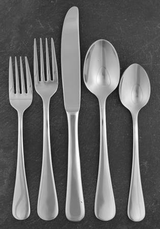 Cirrus (Stainless) 5 Piece Place Setting by Splendide