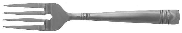 Mesa (Stainless, Rounded Tip) Individual Salad Fork