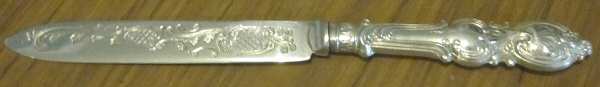 SSD3 (Sterling) Cake Saw with Silverplate Blade