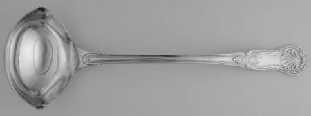 Kings (Silverplate) Punch Ladle Solid Piece