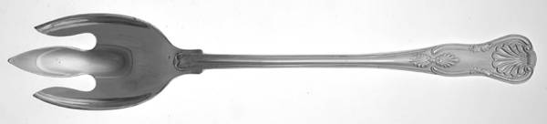 Kings (Silverplate) Large Solid Dressing Fork