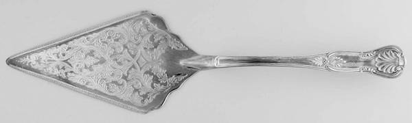 Kings (Silverplate) Solid Pastry Server
