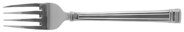 SPL15(Stainless) Medium Solid Cold Meat Serving Fork by Splendide
