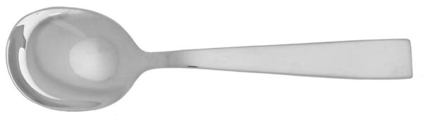 Gio Ponti (Stainless, Glossy) Round Bowl Soup Spoon (Bouillon)