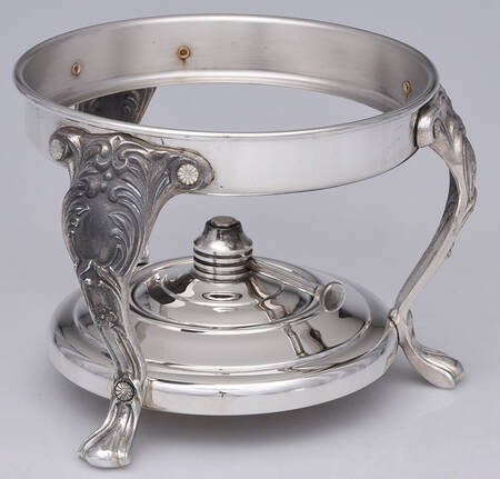 457E (Silverplate, Hollowware) Stand for Chafing Dish
