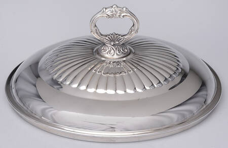 457E (Silverplate, Hollowware) Lid for Chafing Dish