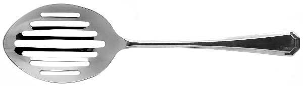 Grecian (Silverplate) Pierced Tablespoon (Serving Spoon)
