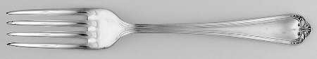 SSD7 (Silverplate) Individual Salad Fork by Sheffield Silver Co (England)