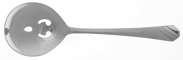 Naples (Stainless) Pierced Solid Serving Spoon