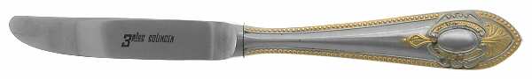 Toskana (Stainless, Gold Accent-Blue Cameo by SBS Bestecke