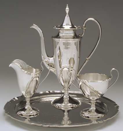 7809 (Sterling, Hollowware) (4 Pc) Demi Set (SDEP,SCRM,SSUOM,STRDEM)