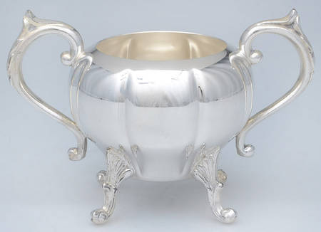 SDN16 (Silverplate, Hollowware) Sugar Bowl No Lid by Sheridan Silver Co