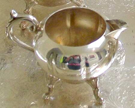 SDN16 (Silverplate, Hollowware) Creamer by Sheridan Silver Co