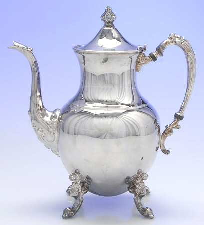 SDN17 (Silverplate, Holloware) Silverplate Coffee Pot