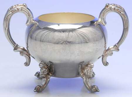 SDN17 (Silverplate, Holloware) Sugar Bowl No Lid