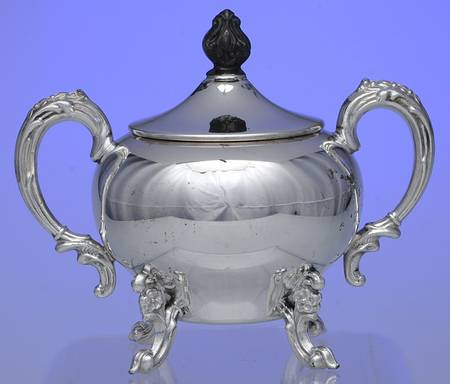 SDN17 (Silverplate, Holloware) Sugar Bowl & Lid