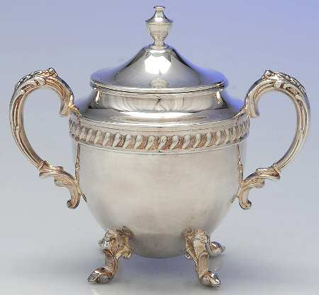 SDN19 (Silverplate, Hollowware) Sugar Bowl & Lid