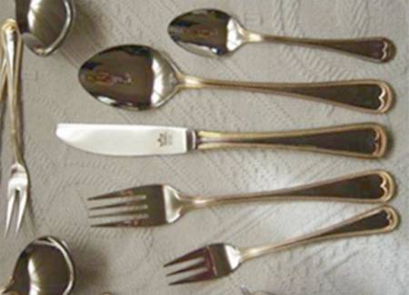 Venice (Stainless) Gold Accent by SBS Bestecke