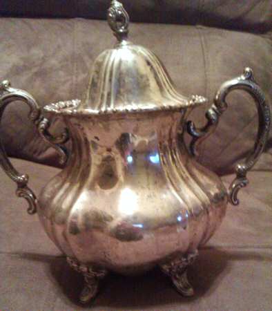 S9K1 (Sterling, Hollowware) Sugar Bowl & Lid