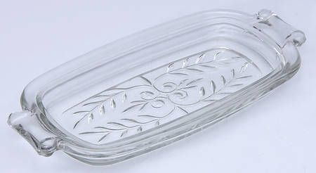Silverplate Hollowware Metal Lid for Glass Base Butter