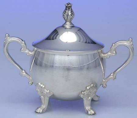 SDN22 (Silverplate, Hollowware) Sugar Bowl & Lid