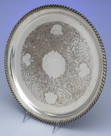 5-165 (Silverplate, Hollowware) 11" Round Tray