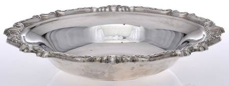 Baroque (Silverplate, Hollowware) Open Candy Dish by Sheridan Silver Co