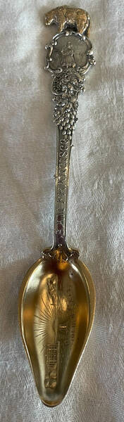 States & Cities Souvenir Spoons(Sterling) Individual Pap/Fruit Spoon