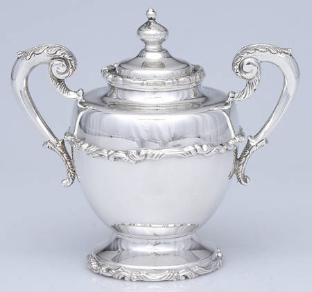 SBN12 (Sterling, Hollowware) Sugar Bowl & Lid