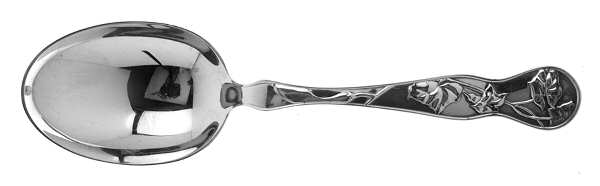 American Garden (Sterling, 1992) Vegetable Serving Spoon (Solid)