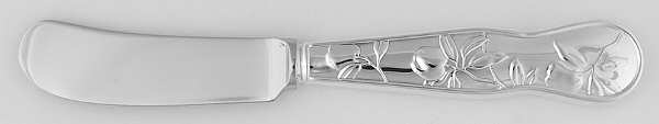 American Garden (Sterling, 1992) Butter Spreader Hollow Hdl-Paddle/Stainless Blade