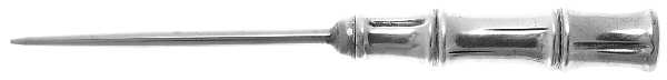 Bamboo (Sterling, 1961) Ice Pick W/Hollow Handle