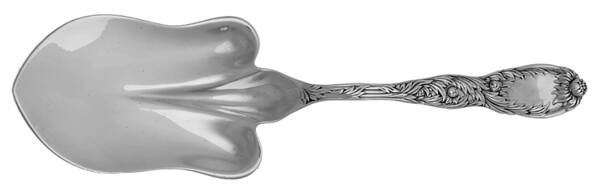 Chrysanthemum (Sterling, 1880) Solid Leaf-Shape Pastry Server