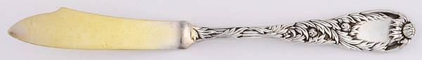 Chrysanthemum (Sterling, 1880) Individual Caviar Knife