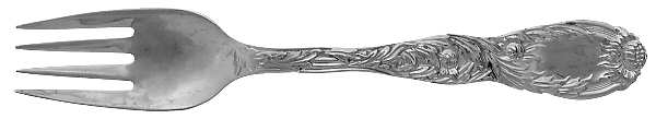 Chrysanthemum (Sterling, 1880) Individual Solid Fish Fork