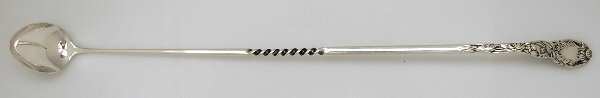 Chrysanthemum (Sterling, 1880) Large Claret Spoon, Solid Piece