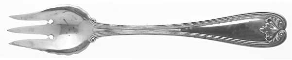 Colonial (Sterling, 1895) 3 Tine Pastry Fork