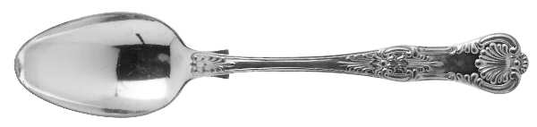 English King (Silverplate, 1870) Tablespoon (Serving Spoon)
