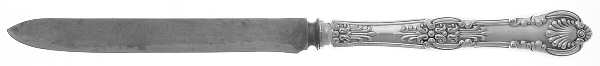 English King (Silverplate, 1870) Large Stainless Blade Roast Carving Knife