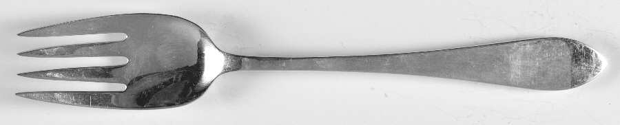 Faneuil (Sterling, 1910, M-C-T Stamps) Individual Solid Fish Fork