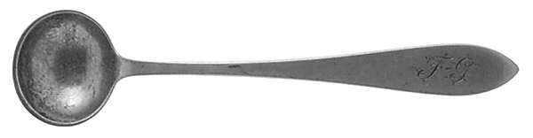 Faneuil (Sterling, 1910, M-C-T Stamps) Master Salt Spoon