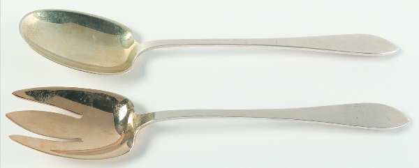 Faneuil (Sterling, 1910, M-C-T Stamps) (2 Pc) Solid Salad Set