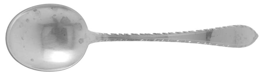 Feather Edge (Sterling, 1901) Round Bowl Soup Spoon (Cream Soup)