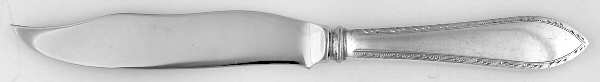 Feather Edge (Sterling, 1901) Individual Fish Knife with Stainless Blade
